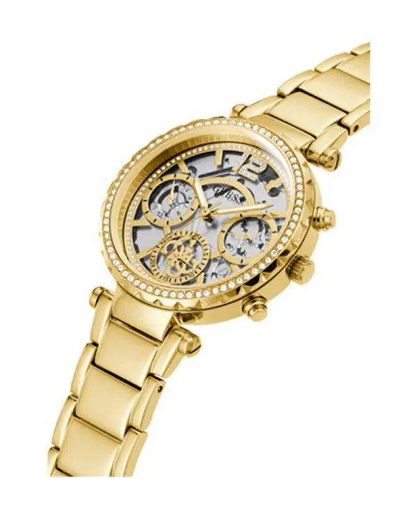 Guess Women’s Quartz Gold Stainless Steel Gold Dial 37mm Watch GW0403L2