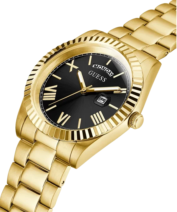 Guess Men’s Quartz Stainless Steel Black Dial 42mm Watch GW0265G3