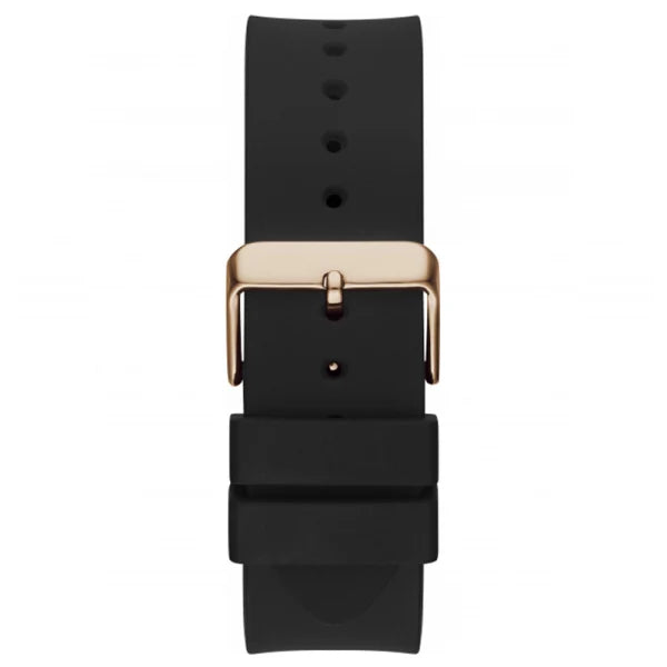 Guess Men’s Quartz Black Silicone Strap Black Dial 47mm Watch GW0208G4