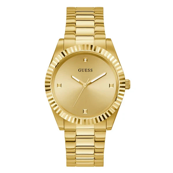 Guess Men’s Quartz Gold Stainless Steel Gold Dial 42mm Watch GW0542G2