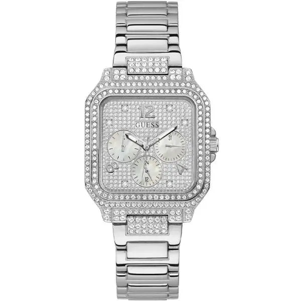 Guess Women’s Quartz Silver Stainless Steel Silver Dial 35mm Watch GW0472L1