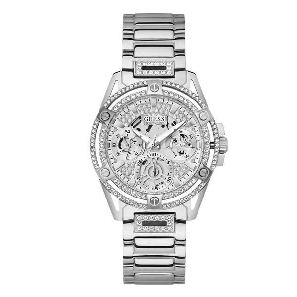 Guess Women’s Quartz Silver Stainless Steel Silver Dial 40mm Watch GW0464L1