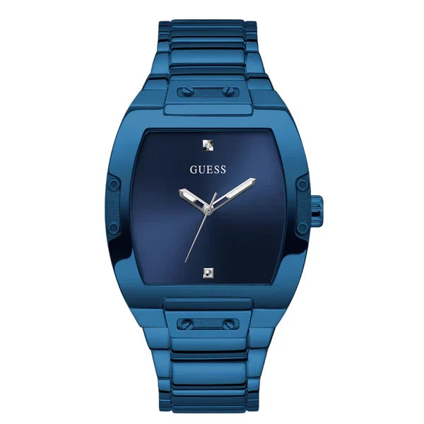 Guess Men’s Quartz Blue Stainless Steel Blue Dial 42mm Watch GW0387G4
