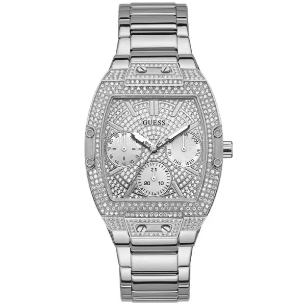 Guess Women’s Quartz Silver Stainless Steel Silver Dial 38mm Watch GW0104L1