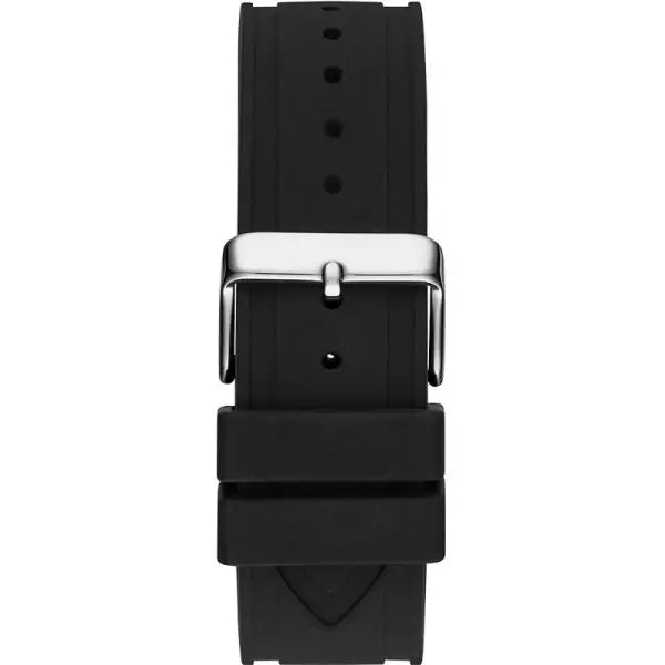 Guess Men’s Quartz Black Silicone Strap Black Dial 44mm Watch GW0518G1