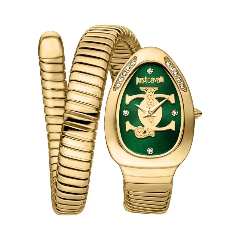 Just Cavalli Women's Gold Stainless Steel Watch, Gold Case | Jc1l227m0045