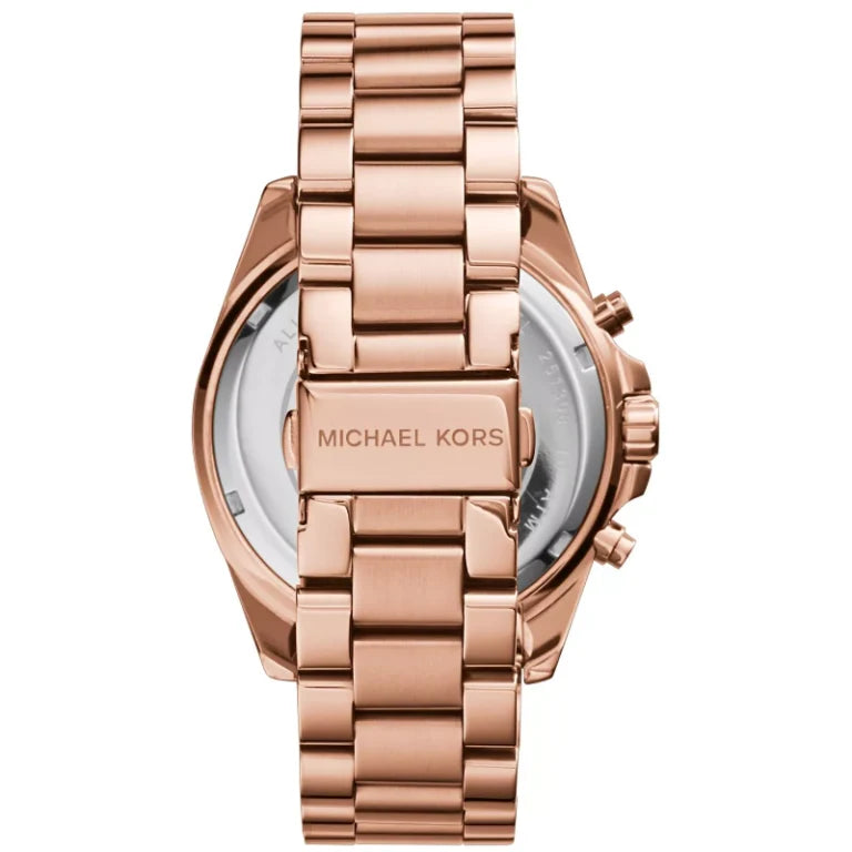 Michael Kors Women’s Quartz Stainless Steel Rose Gold Dial 43mm Watch MK5503