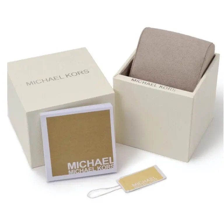 Michael Kors Women’s Quartz Stainless Steel Rose Gold Dial 43mm Watch MK5503