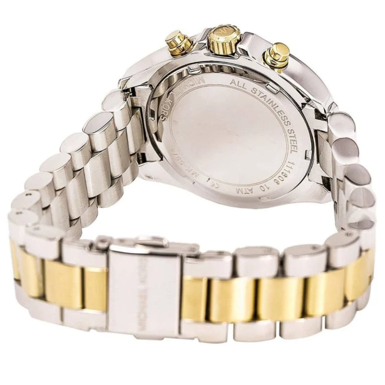 Michael Kors Women’s Quartz Stainless Steel White Dial 36mm Watch MK5974