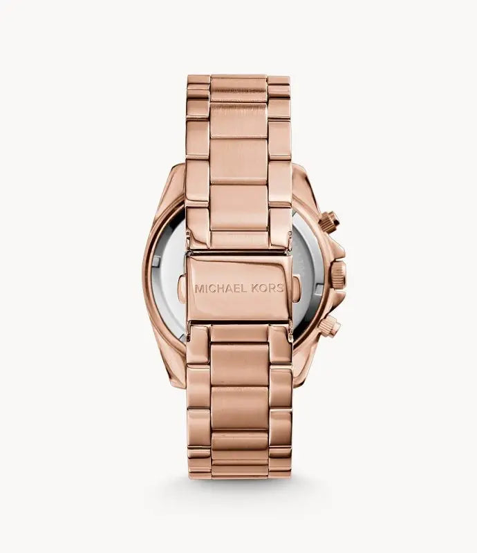 Michael Kors Women’s Quartz Stainless Steel Rose Gold Dial 39mm Watch MK5263