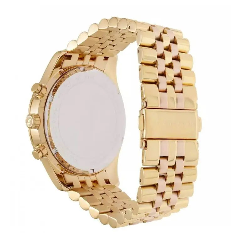 Michael Kors Women’s Quartz Stainless Steel Rose Gold Dial 45mm Watch MK6473