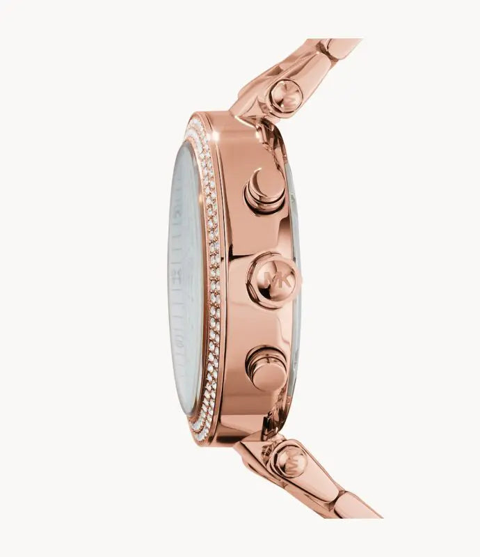 Michael Kors Women’s Quartz Stainless Steel Mother of pearl Dial 39mm Watch MK5491