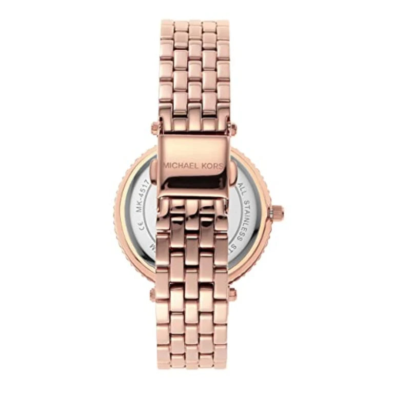 Michael Kors Women’s Quartz Stainless Steel White Dial 34mm Watch MK4517
