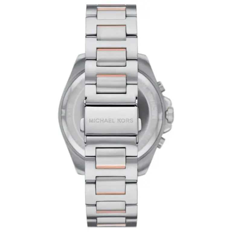 Michael Kors Men’s Quartz Two Tone Stainless Steel Blue Dial 45mm Watch MK9065