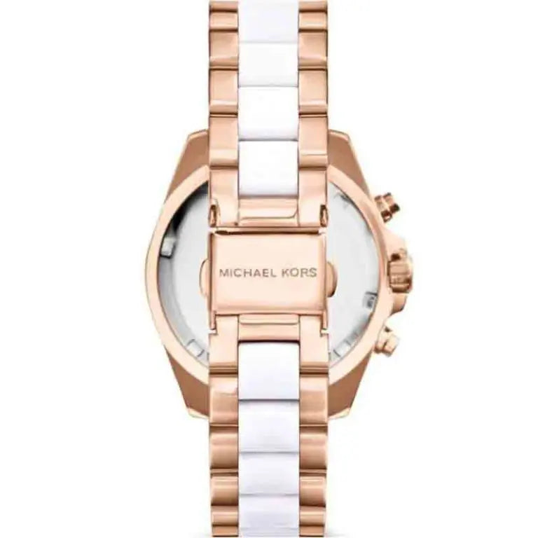 Michael Kors Women’s Quartz Stainless Steel White Dial 36mm Watch MK5907