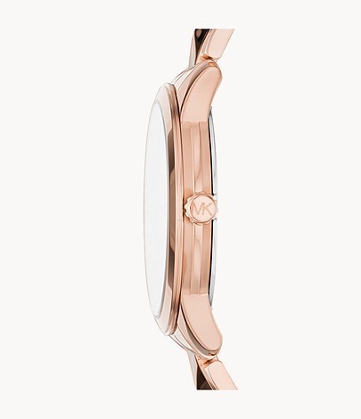 Michael Kors Women’s Quartz Stainless Steel Mother of Pearl Dial 38mm Watch MK6674
