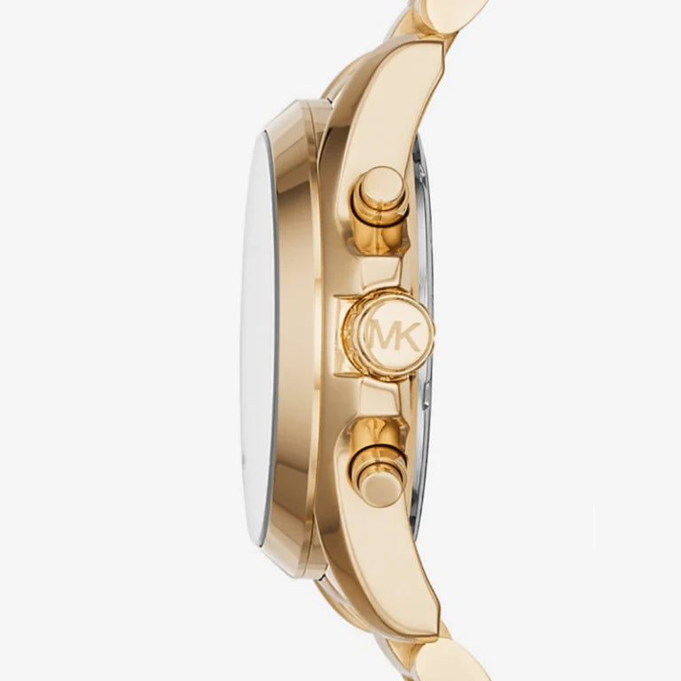 Michael Kors Unisex Quartz Stainless Steel Pearlescent Dial 43mm Watch MK6266