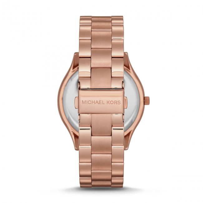Michael Kors Women’s Quartz Stainless Steel Rose Gold Dial 42mm Watch MK3197