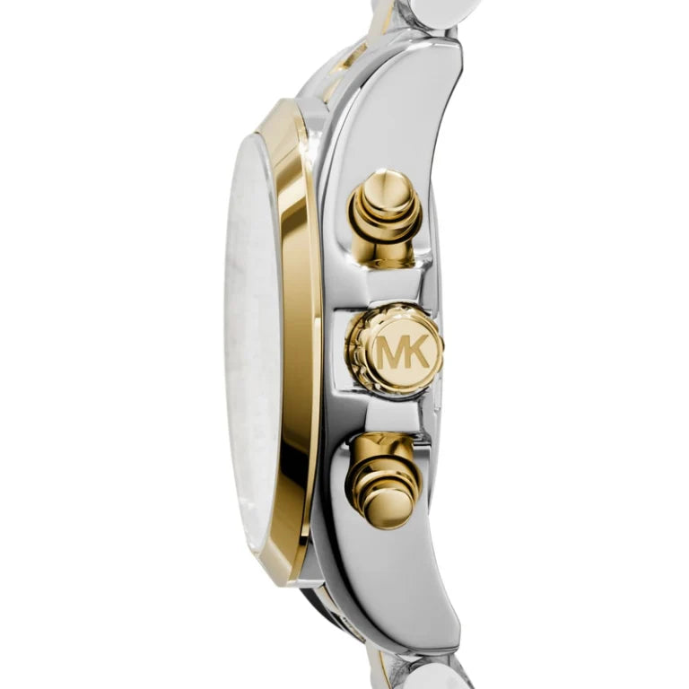Michael Kors Women’s Quartz Stainless Steel White Dial 36mm Watch MK5974