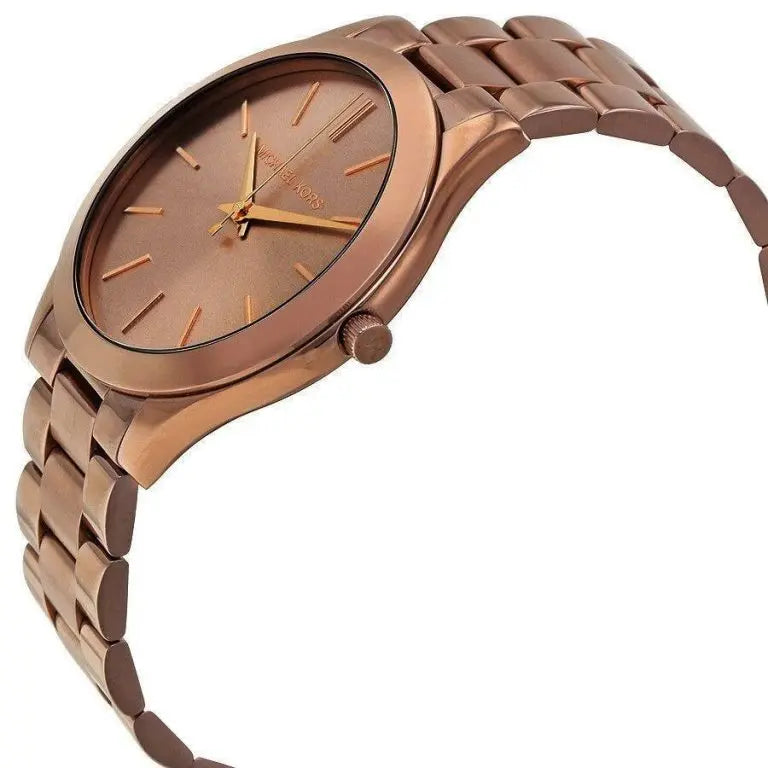 Michael Kors Women’s Quartz Brown Stainless Steel Brown Dial 40mm Watch MK3418