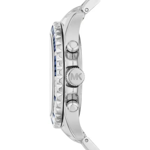 Michael Kors Women’s Quartz Silver Stainless Steel Blue Dial 42mm Watch MK7237