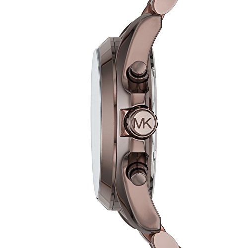 Michael Kors Women’s Chronograph Quartz Stainless Steel Brown Dial 43mm Watch MK6247