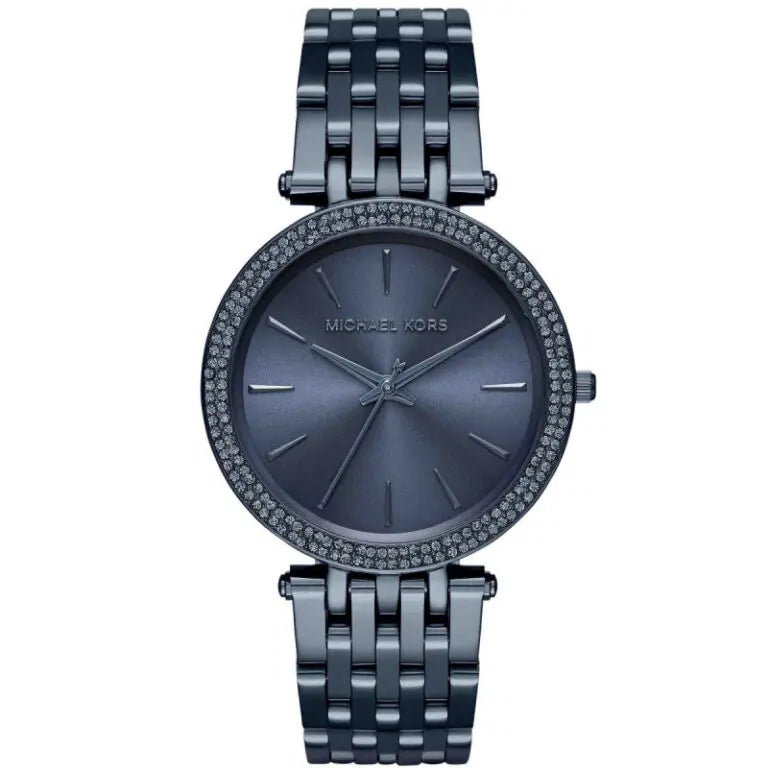 Michael Kors Women’s Quartz Stainless Steel Blue Dial 39mm Watch MK3417