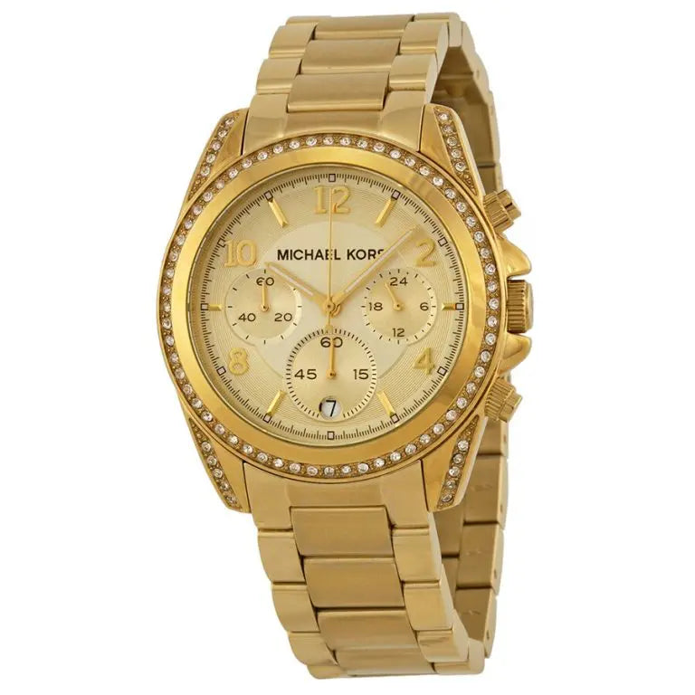 Michael Kors Women’s Quartz Stainless Steel Gold 38mm Watch MK5166