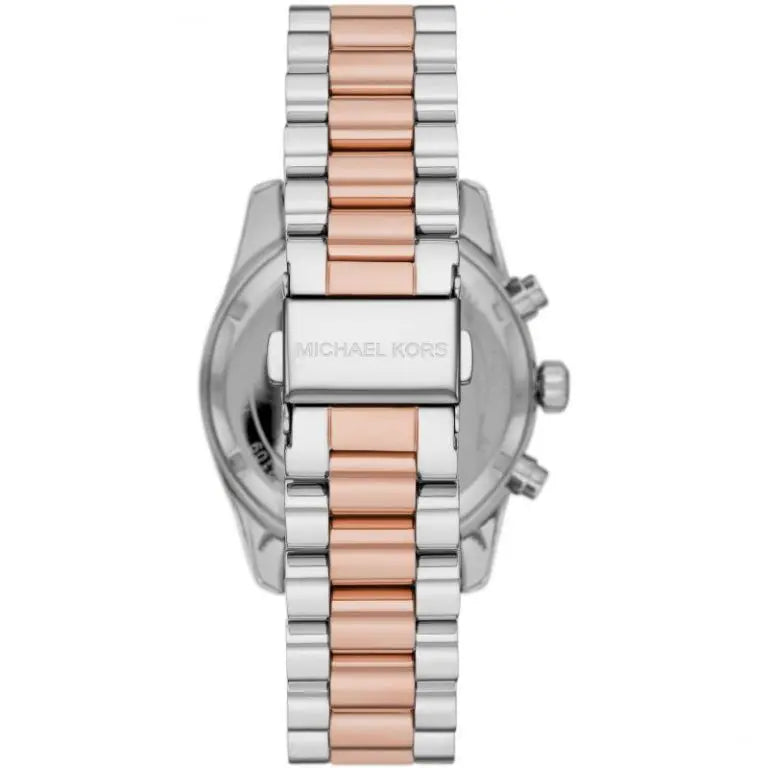 Michael Kors Women’s Quartz Two-tone Stainless Steel Rose Gold Mother Of pearl Dial 38mm Watch MK7219