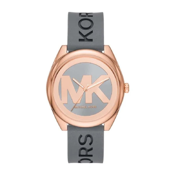 Michael Kors Women’s Quartz Gray Silicone Strap Gray Dial 42mm Watch MK7314