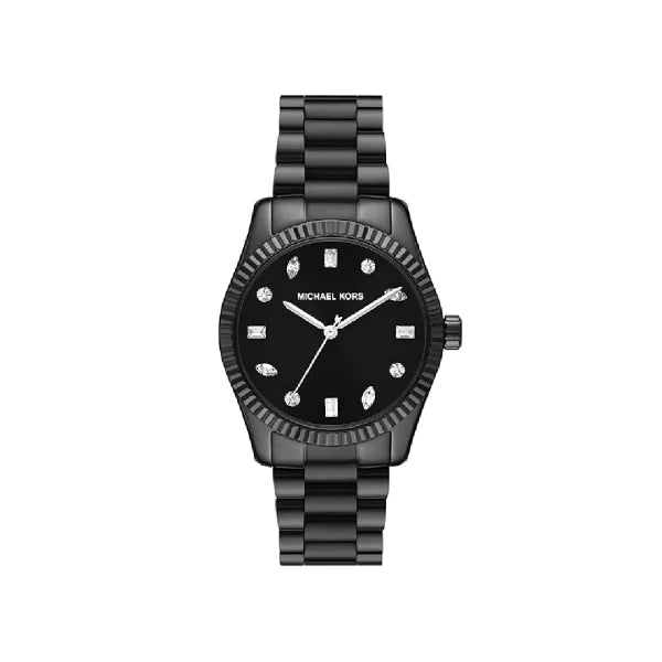 Michael Kors Women’s Quartz Stainless Steel Black Dial 38mm Watch MK7442