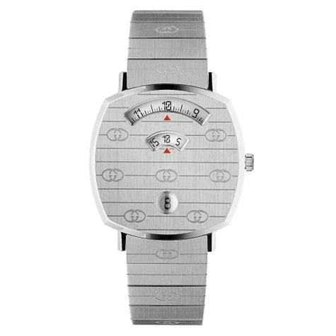 Gucci Women’s Swiss Made Quartz Stainless Steel White Dial 35mm Watch YA157401