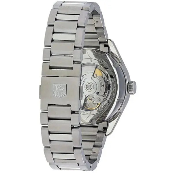 Tag Heuer Carrera Men’s Automatic Swiss Made Silver Stainless Steel Black Dial 41mm Watch WAR201A.BA0723