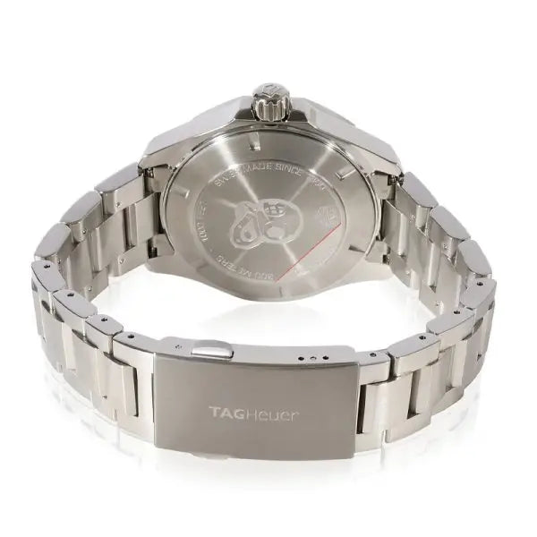 Tag Heuer Aquaracer Men’s Automatic Swiss Made Silver Stainless Steel Green Dial 43mm Watch WAY2015.BA0927