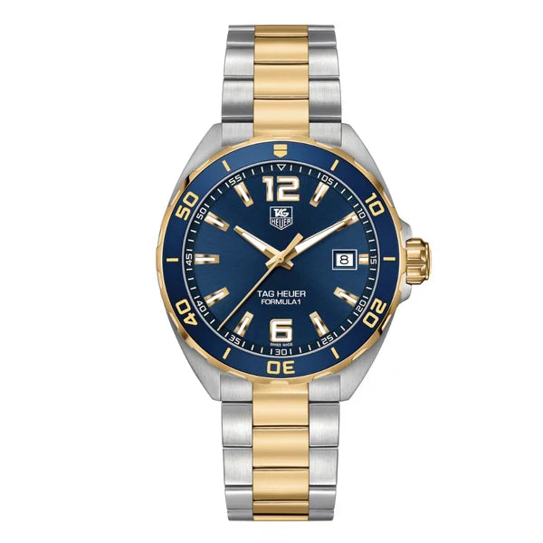 Tag Heuer Formula 1 Men’s Quartz Swiss Made Two-tone Stainless Steel Blue Dial 41mm Watch WAZ1120.BB0879