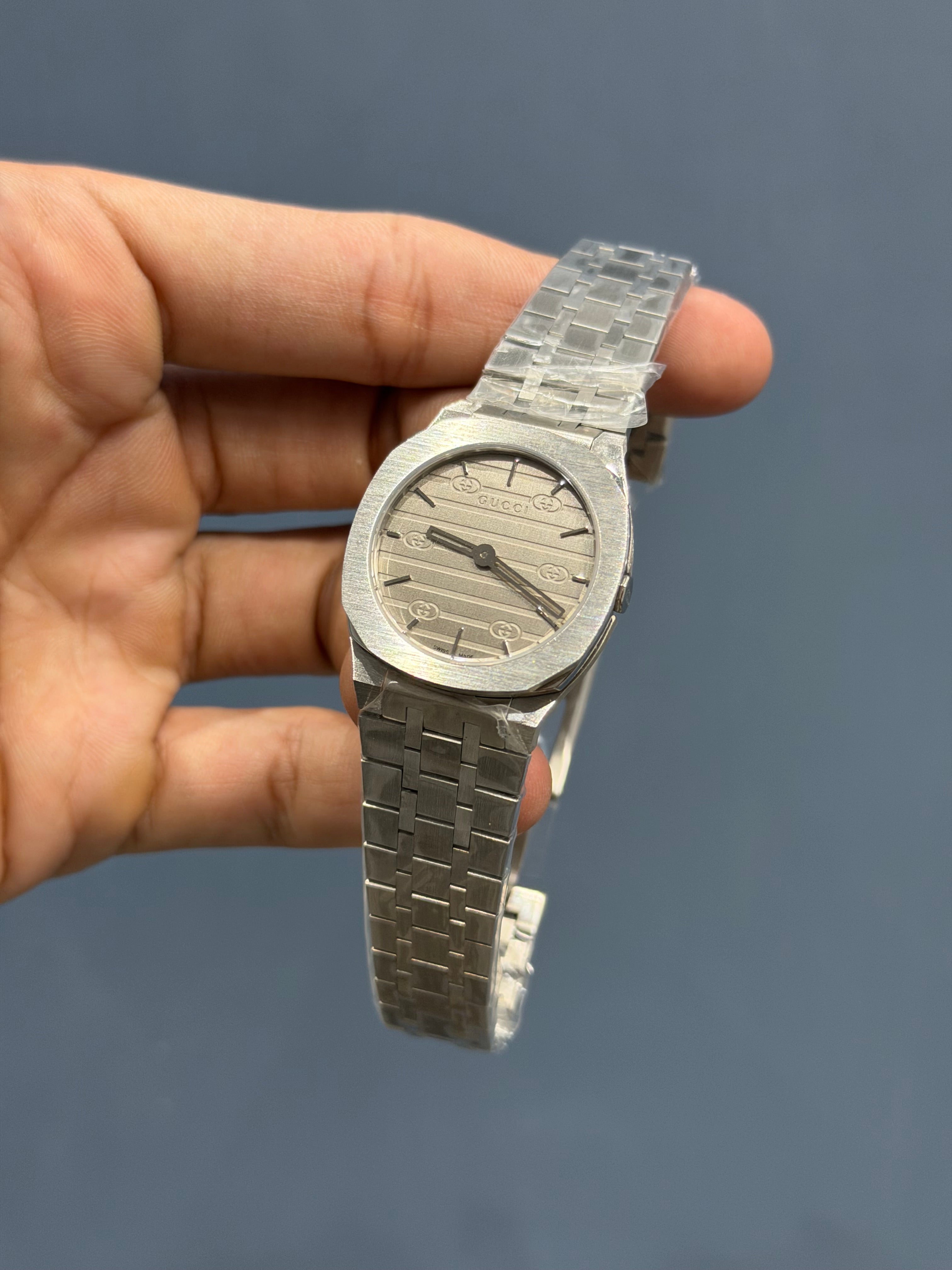 NEW COLLECTION ALL SILVER WITH GREY DIAL LADIES WATCH