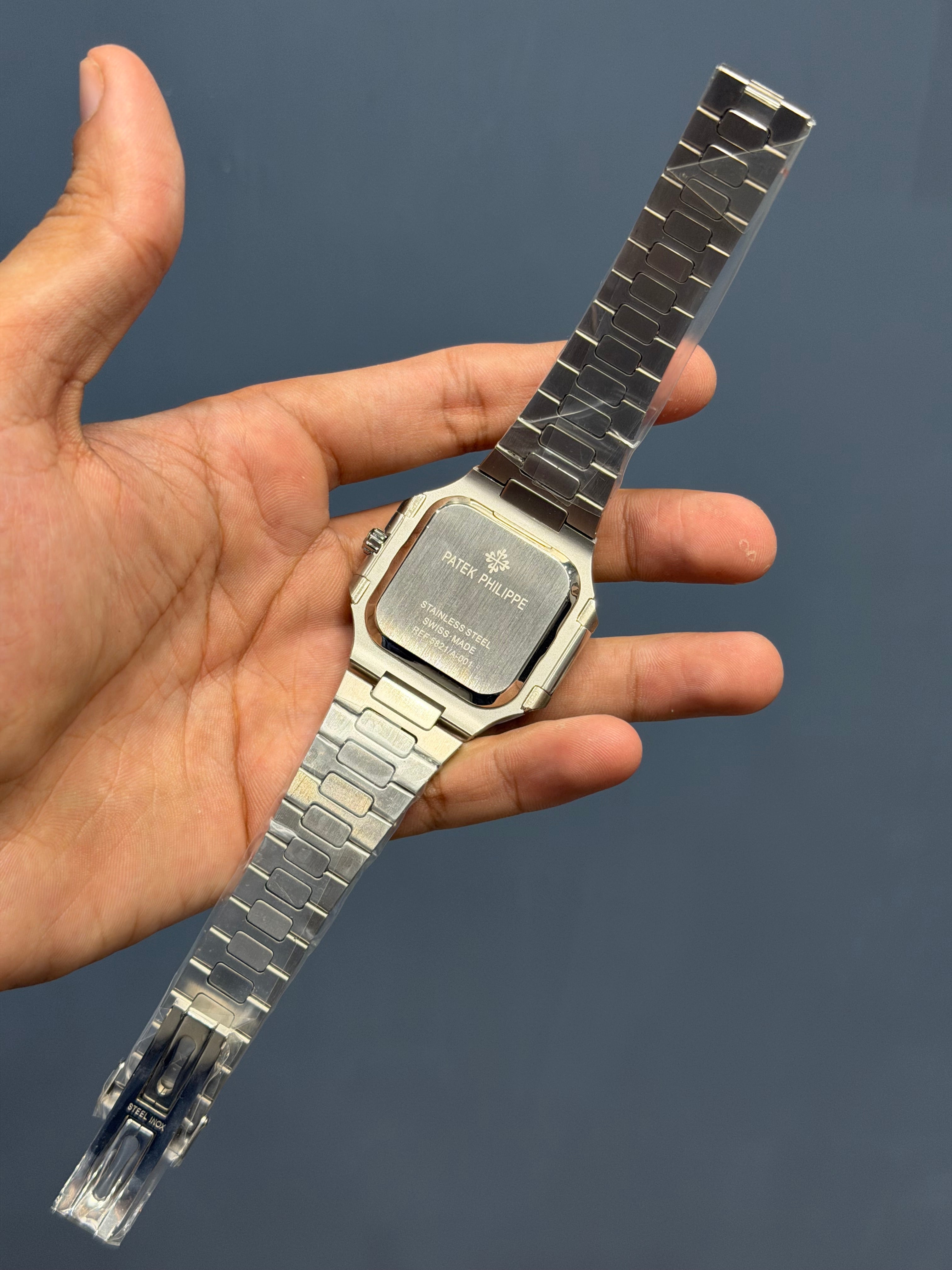NEW COLLECTION SILVER WITH TIFFANY DIAL QUARTZ WATCH