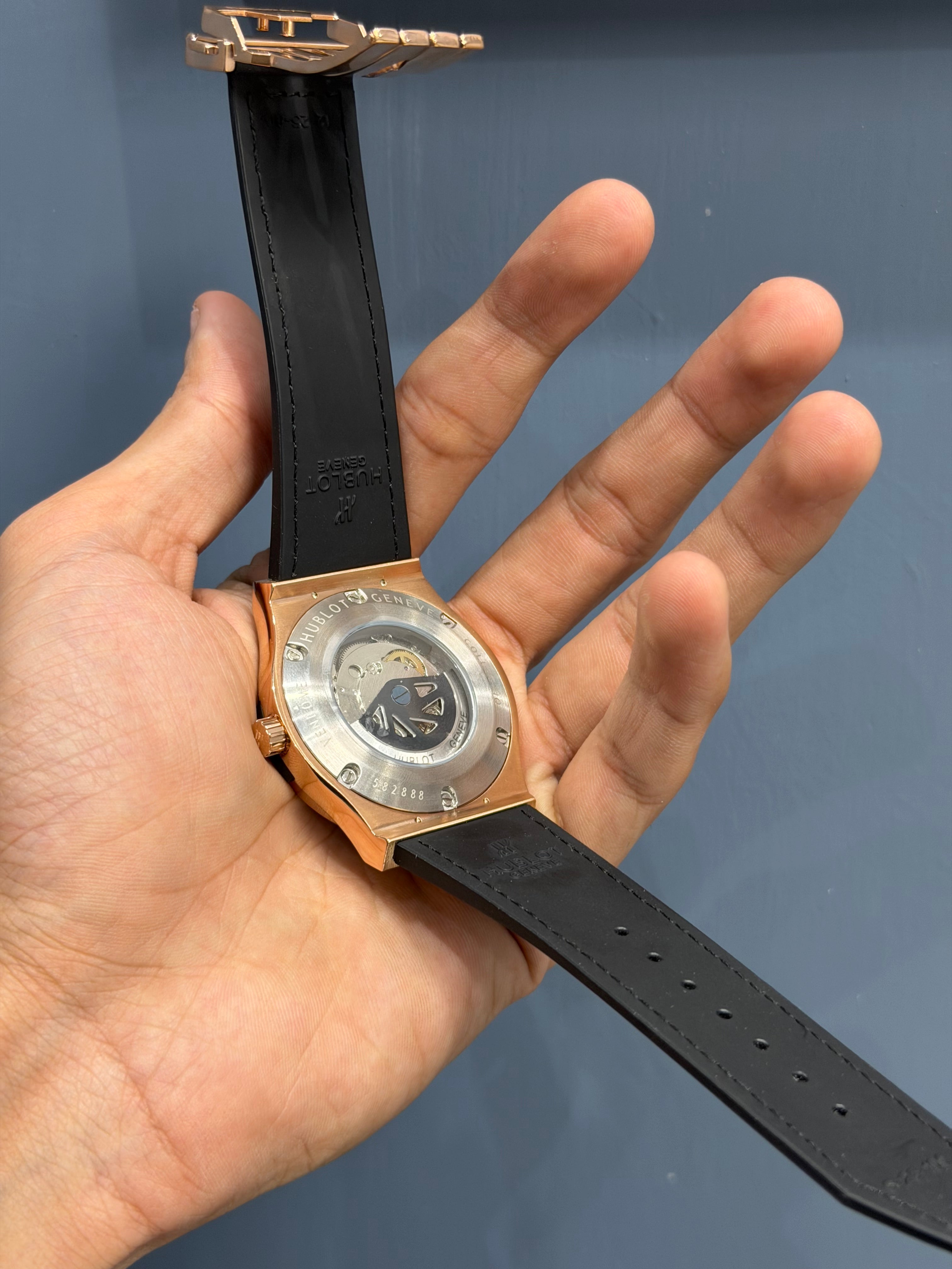 NEW COLLECTION ROSE BLACK CASE WITH BLACK DIAL & BLACK PVC STRAP