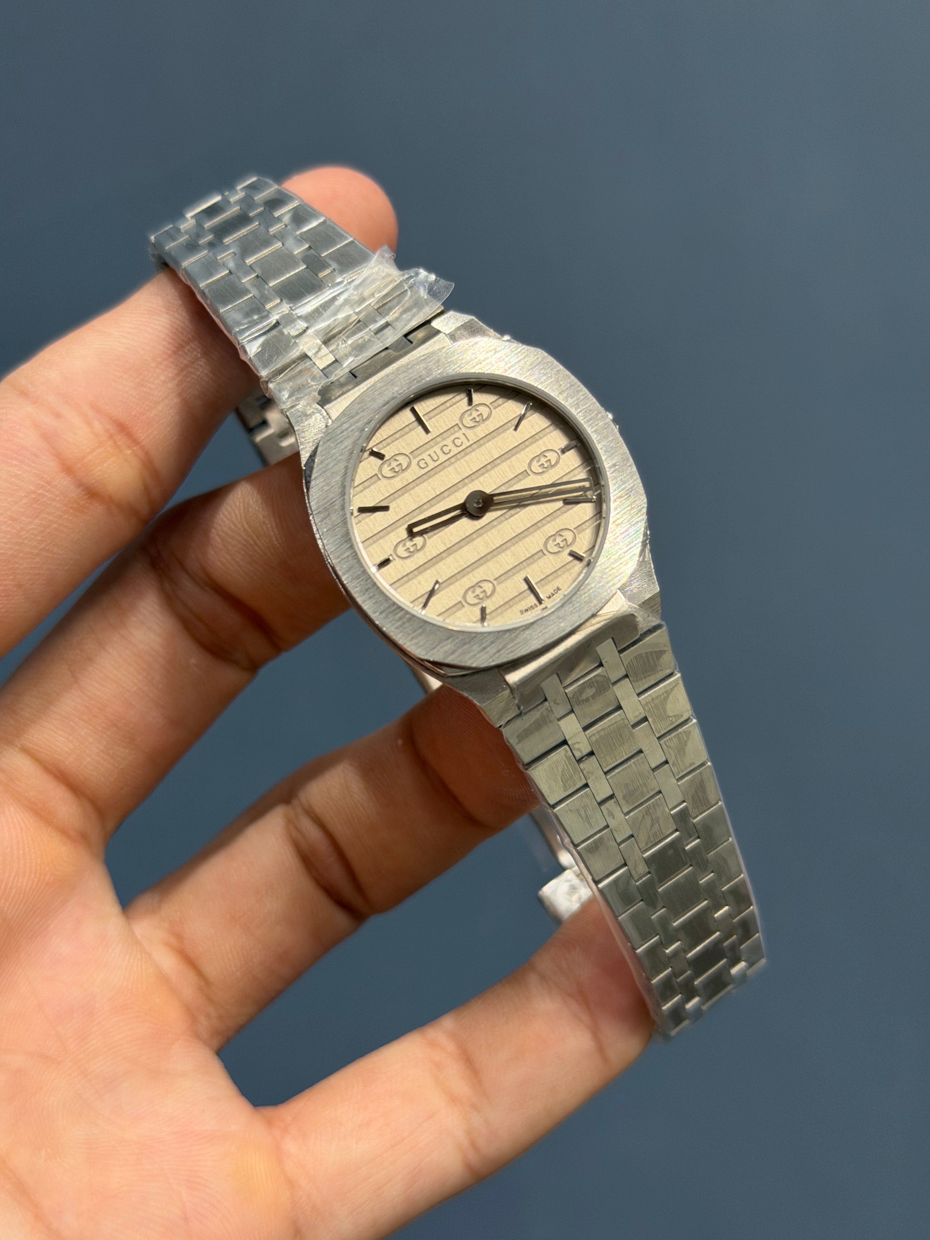NEW COLLECTION ALL SILVER WITH GREY DIAL LADIES WATCH