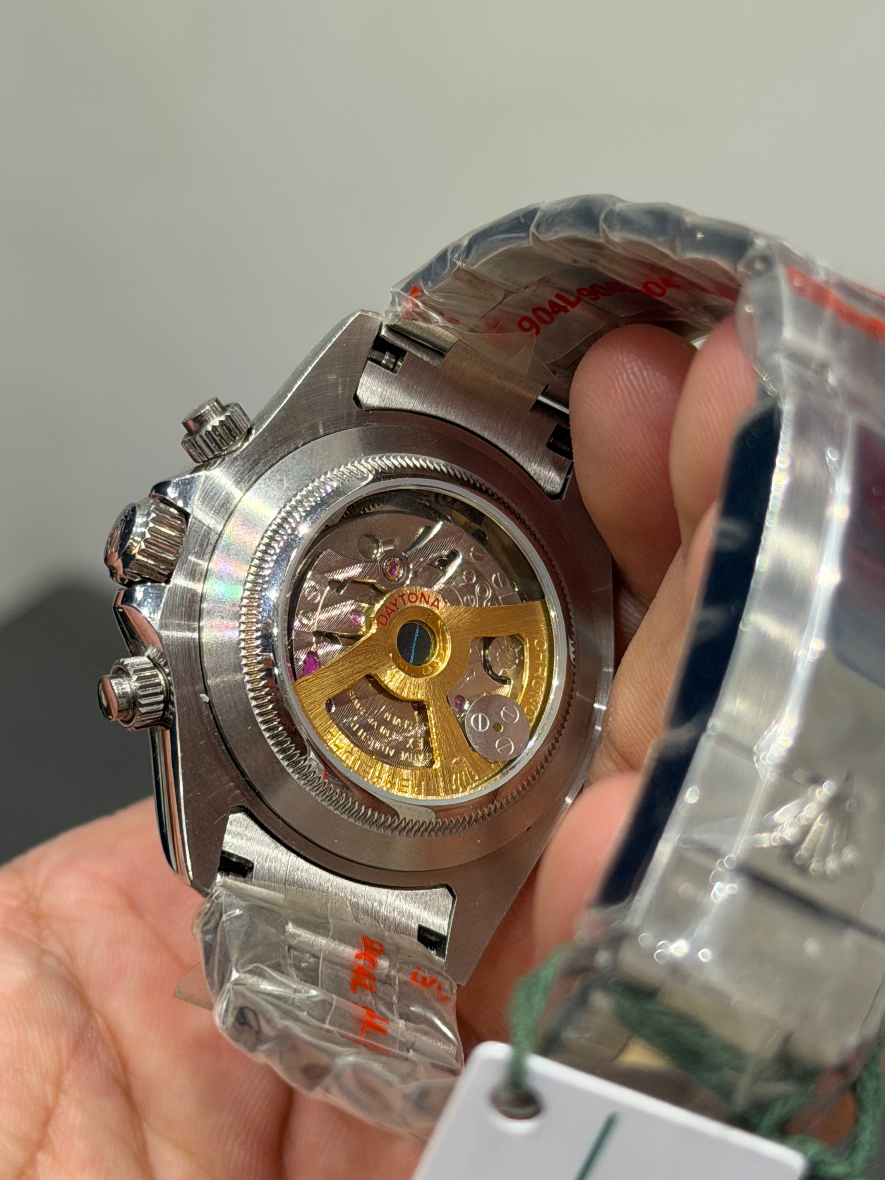 NEW COLLECTION 40 PLATONA CASE WITH SKY DIAL & PLATONA BEZEL STRAP WATCH OZ