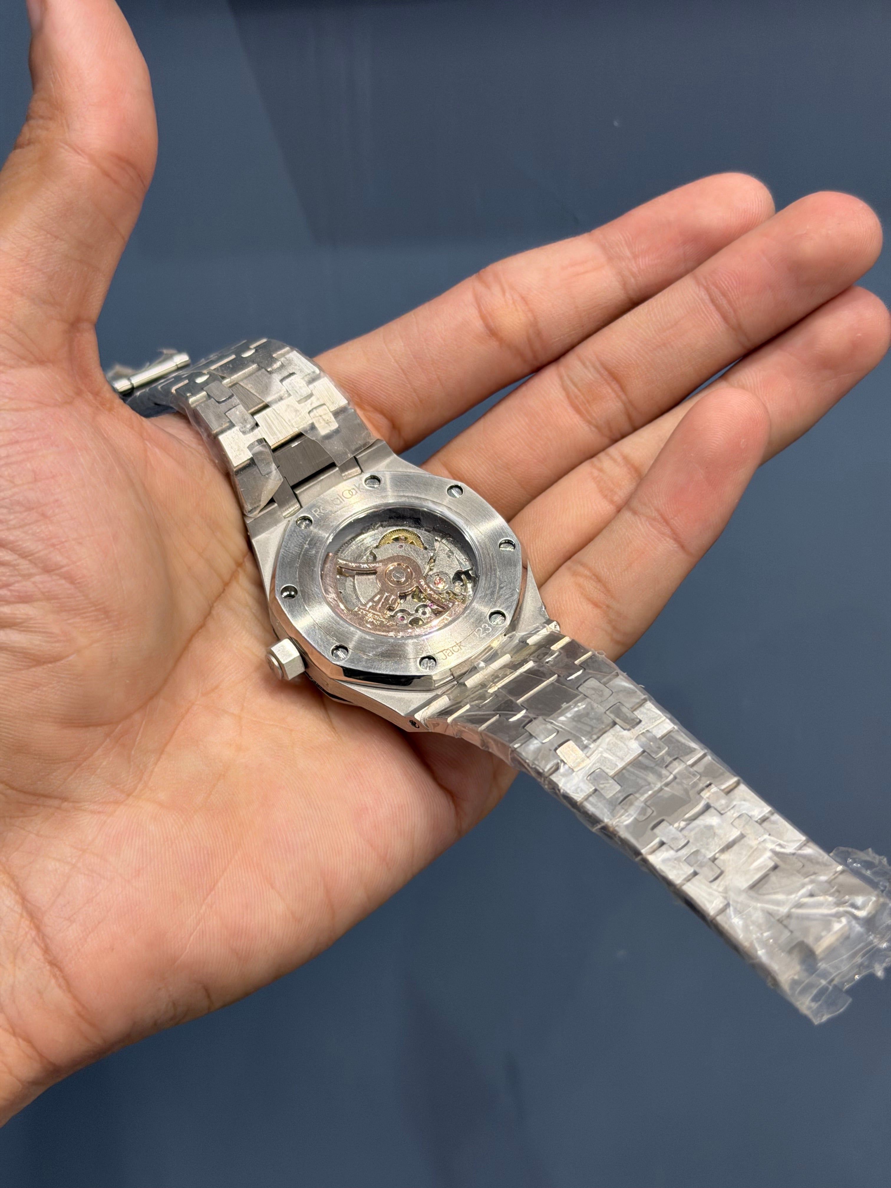 NEW COLLECTION SILVER WITH GREY DIAL CHAIN WATCH FOR MEN