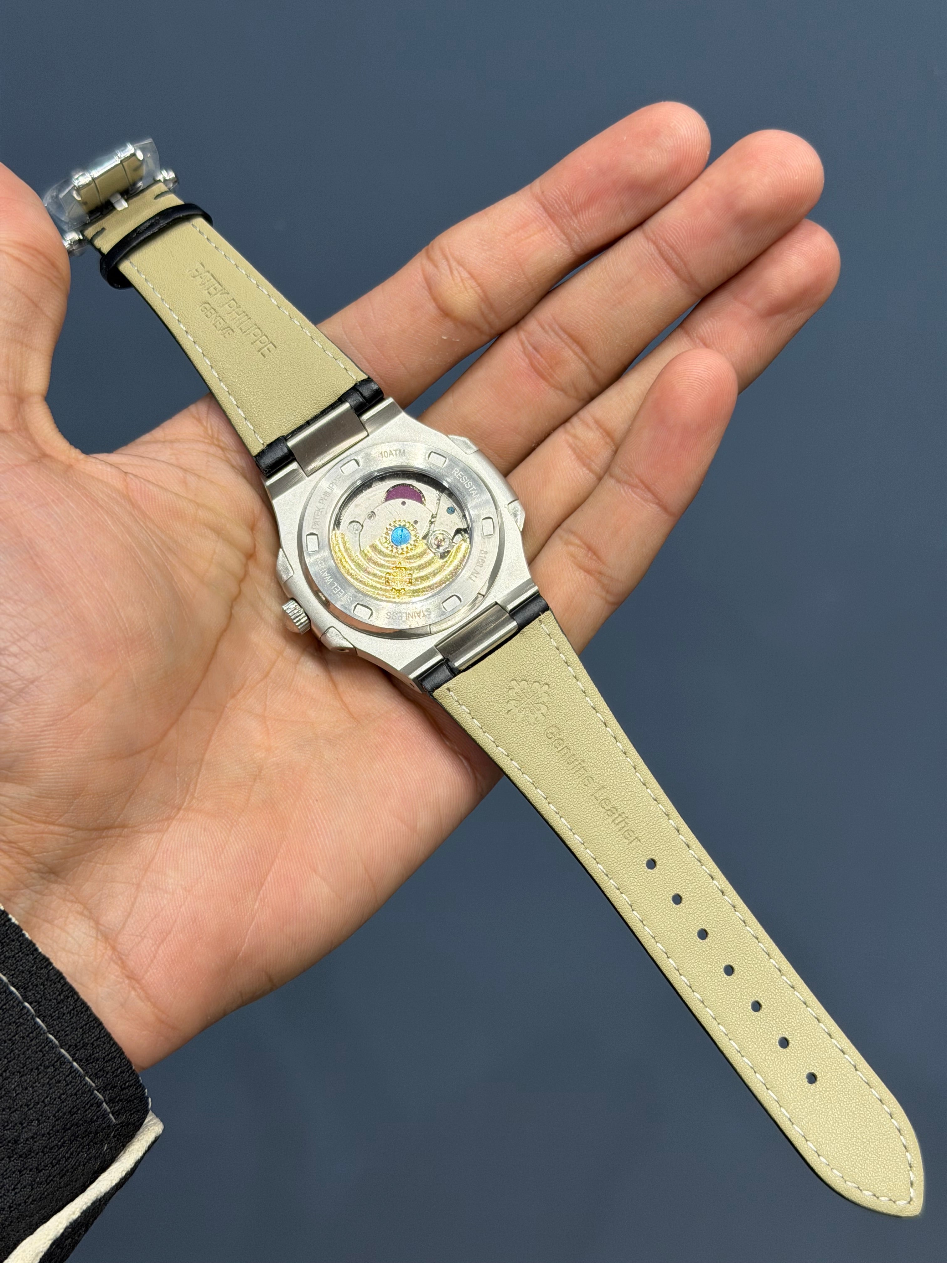 NEW COLLECTION SILVER CASE WITH BLACK DIAL &  BLACK LEATHER STRAP