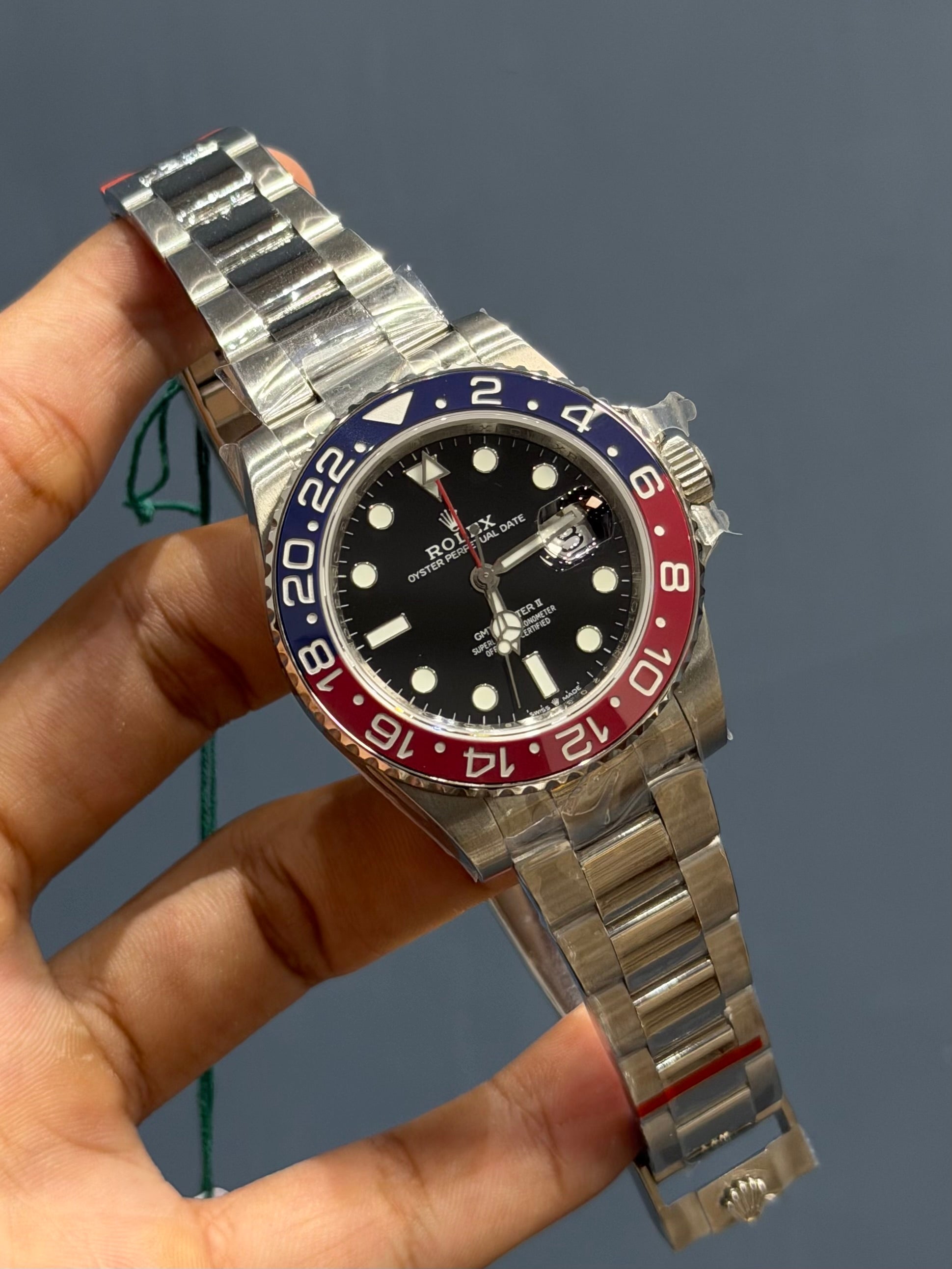 NEW COLLECTION SILVER PREMIUM GMT BP MADE AUTOMATIC WATCH
