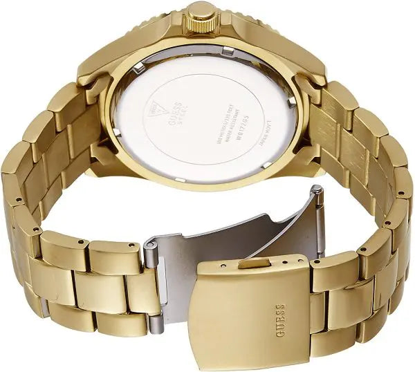 Guess Men’s Quartz Stainless Steel Blue Dial 44mm Watch W0172G5