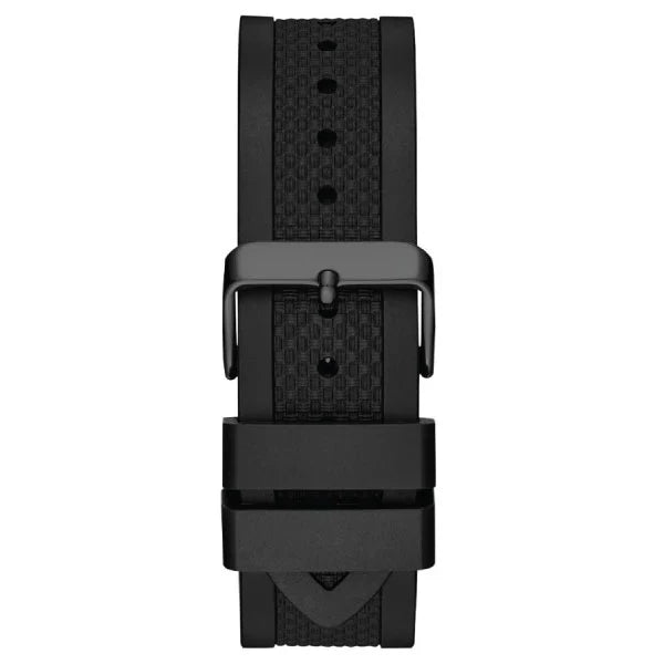 Guess Men’s Quartz Black Silicone Strap Black Dial 45mm Watch W1168G3