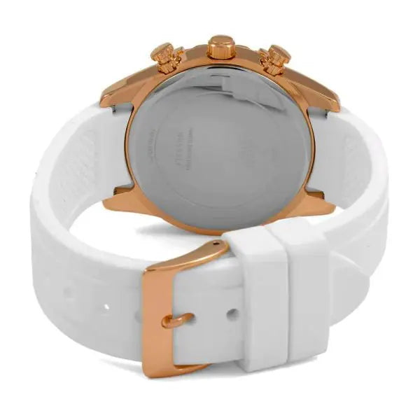 Guess Women’s Quartz White Silicon Strap White Dial 36mm Watch W0562L1