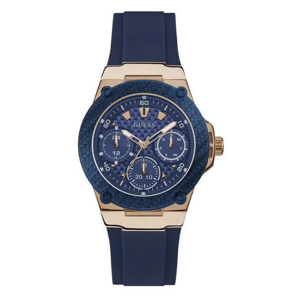 Guess Women’s Quartz Silicone Strap Blue Dial 39mm Watch W1094L2