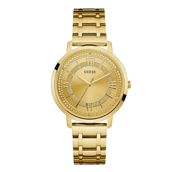 Guess Women’s Quartz Gold Stainless Steel Gold Dial 40mm Watch W0933L2