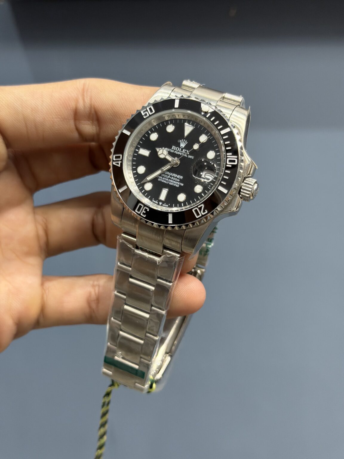 NEW COLLECTION 40 SILVER WITH BLACK DIAL & BALCK BEZEL AUTOMATIC WATCH YZ FACTORY