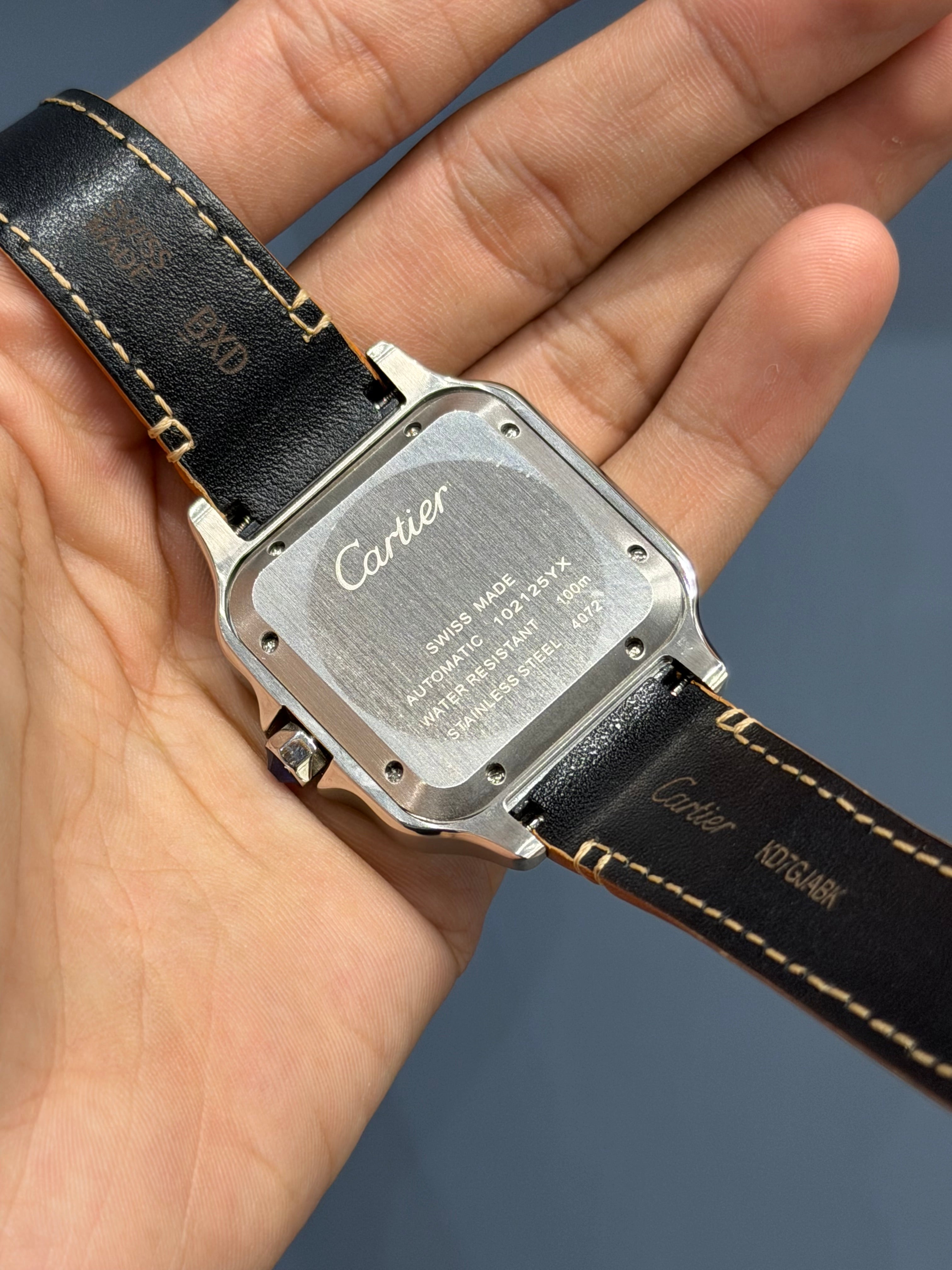 NEW COLLECTION SILVER CASE WITH WHITE DIAL & CAMEL BROWN LEATHER STRAP